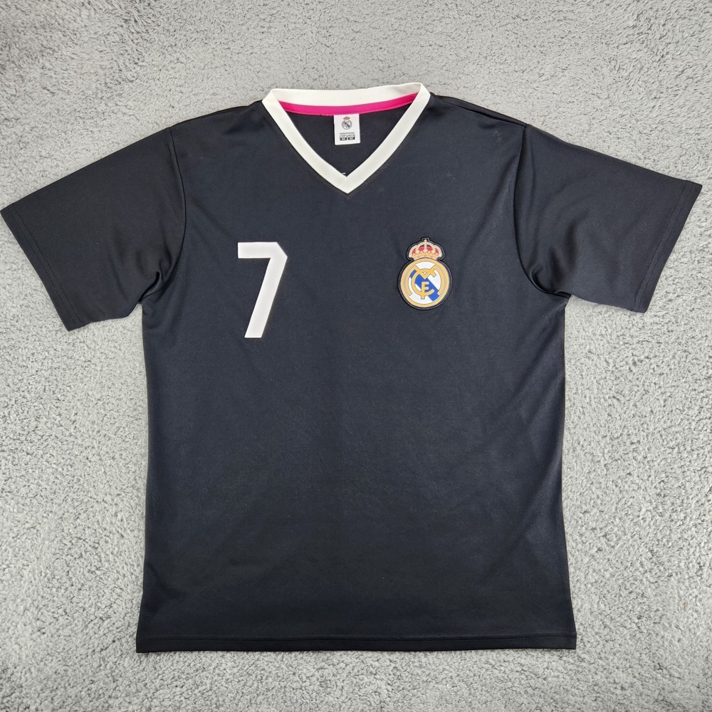 Real Madrid Cristiano Ronaldo #7 Practice Jersey Black Size M